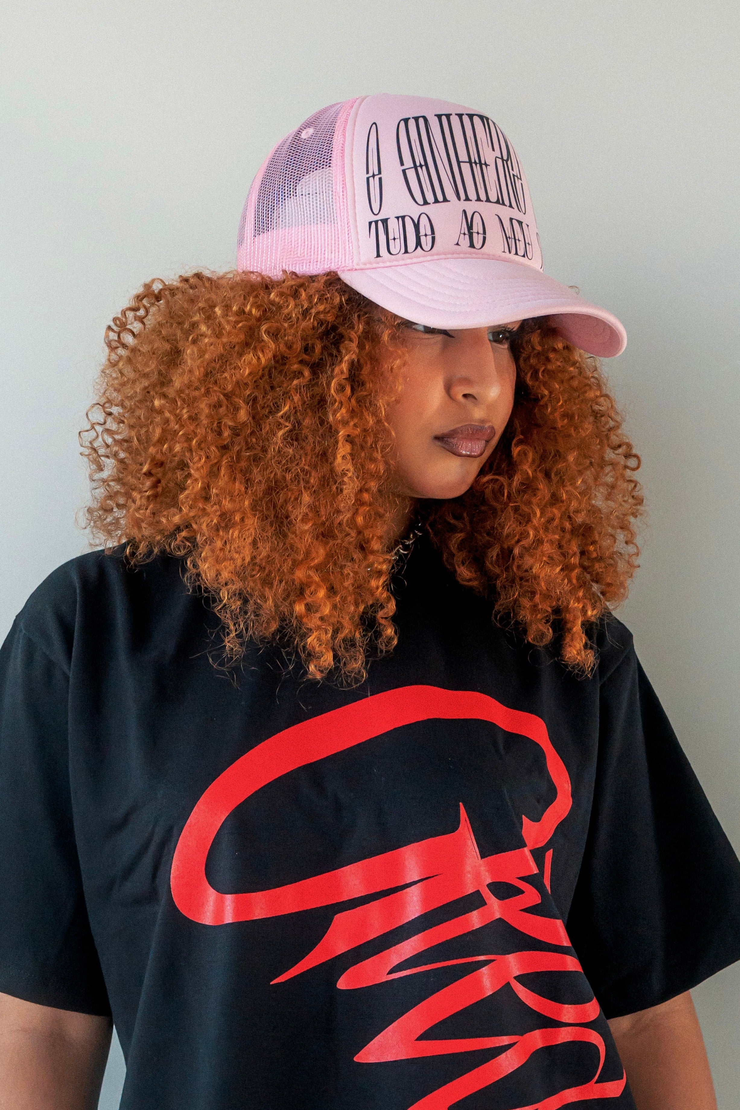 BABY PINK TRUCKER