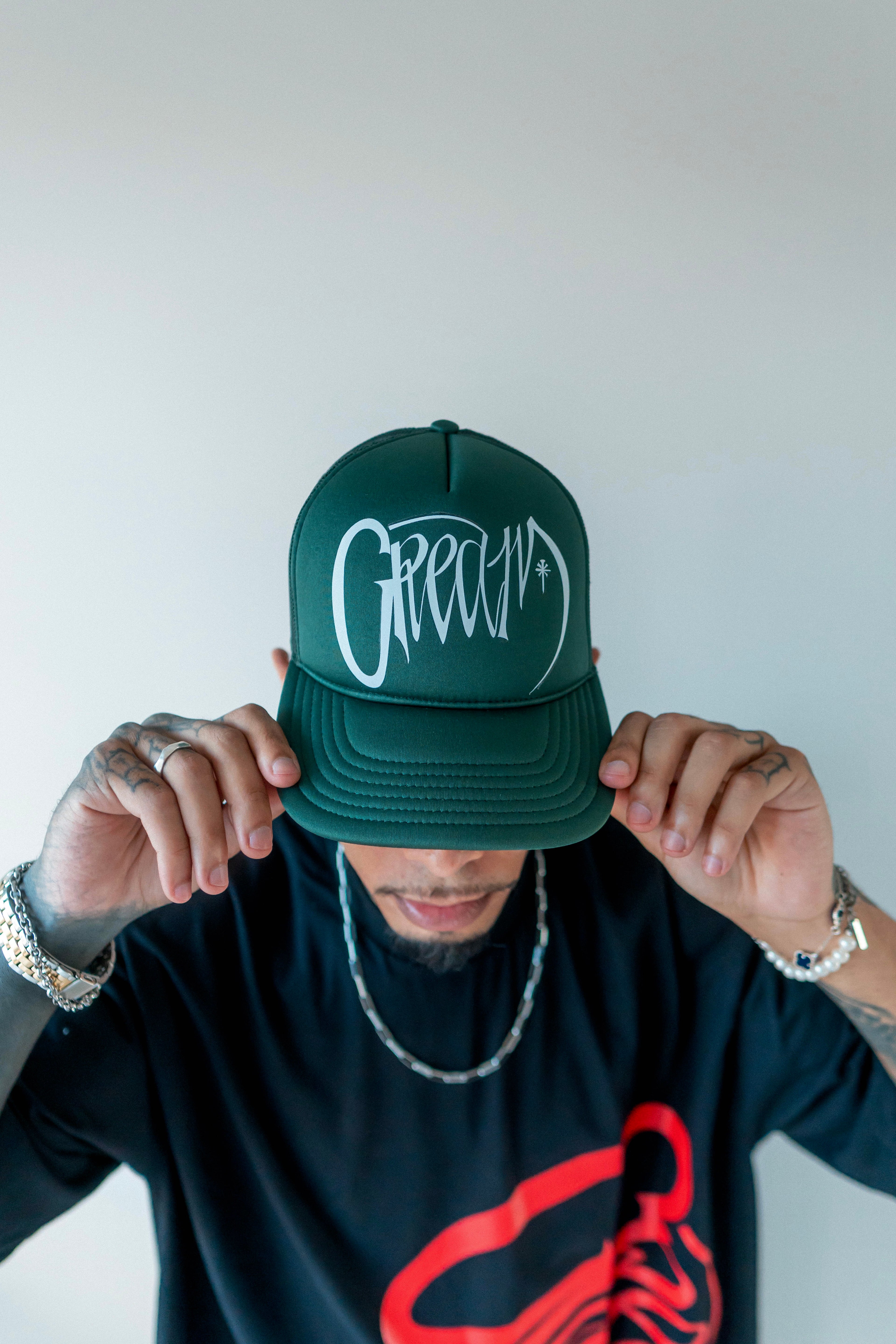 GREEN TRUCKER TAG